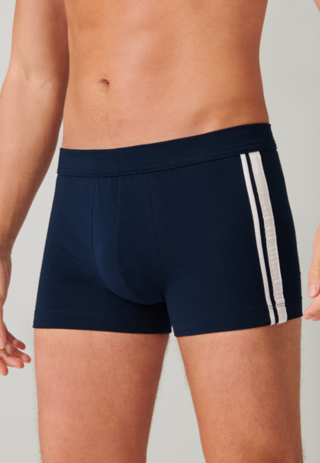 Schiesser 95/5 short, 3 pack meerkleurig met zijstrepen